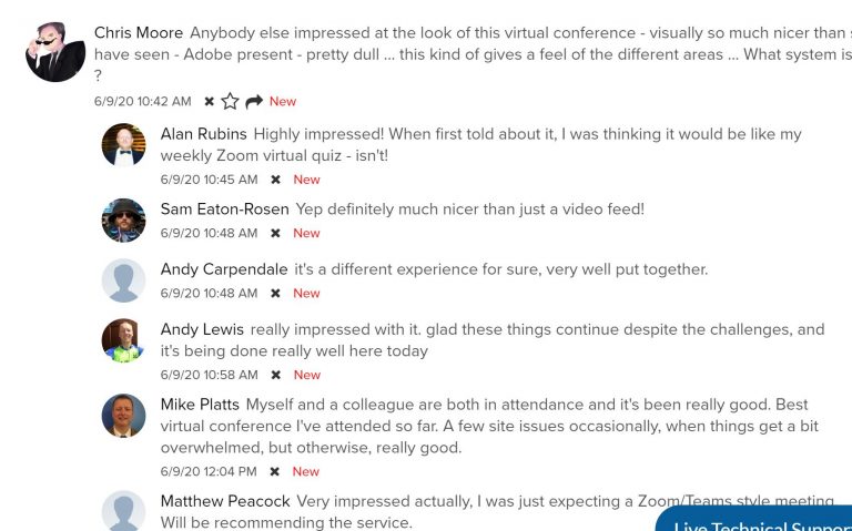 Virtual feedback